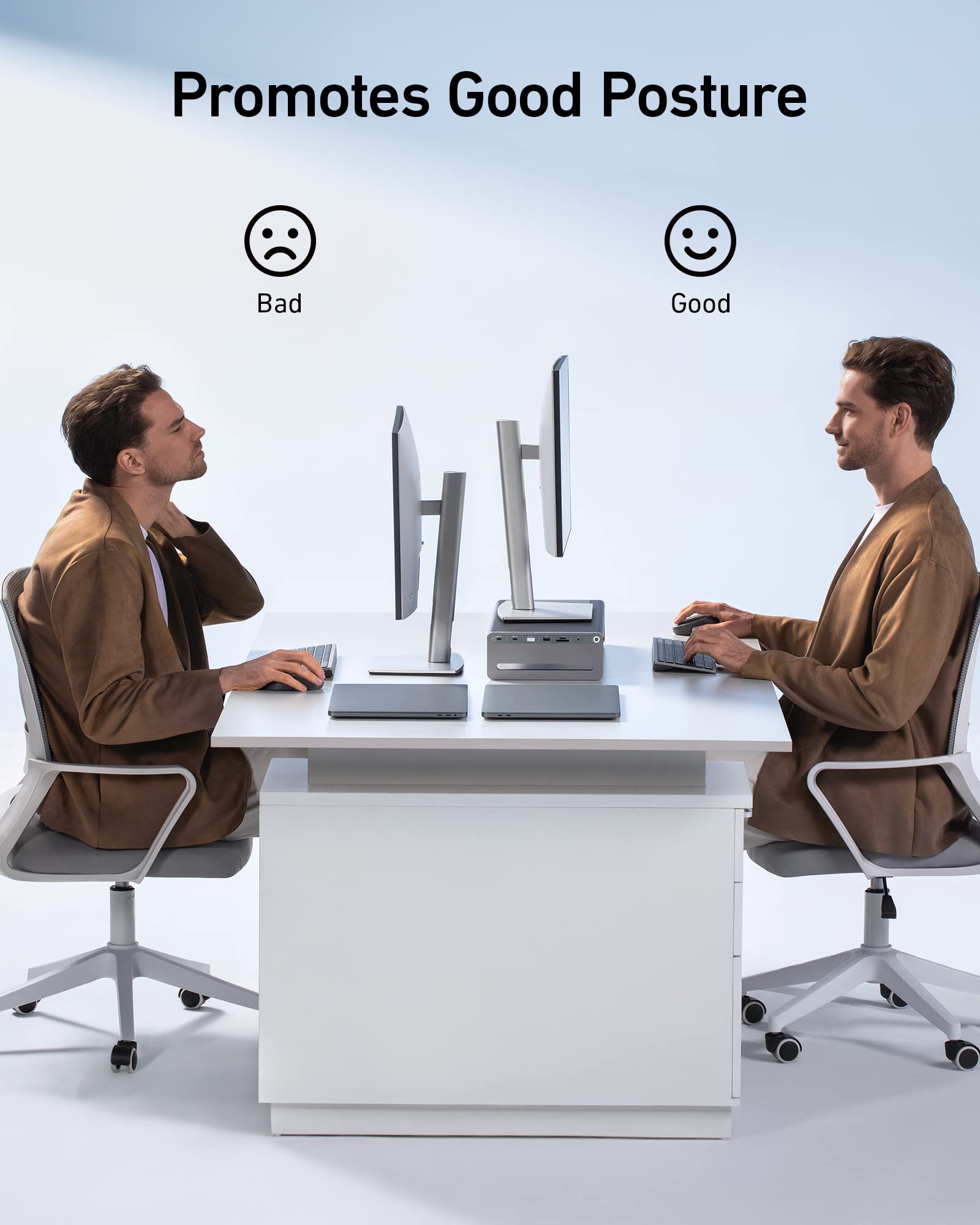 Anker 675 USB-C Docking Station (12-in-1, Monitor Stand, Wireless) with 10Gbps USB-C Ports, 4K@60Hz HDMI Display, Wireless Charging Pad, for Lenovo ThinkPad, MacBook Pro M1 / M2 - Image 4