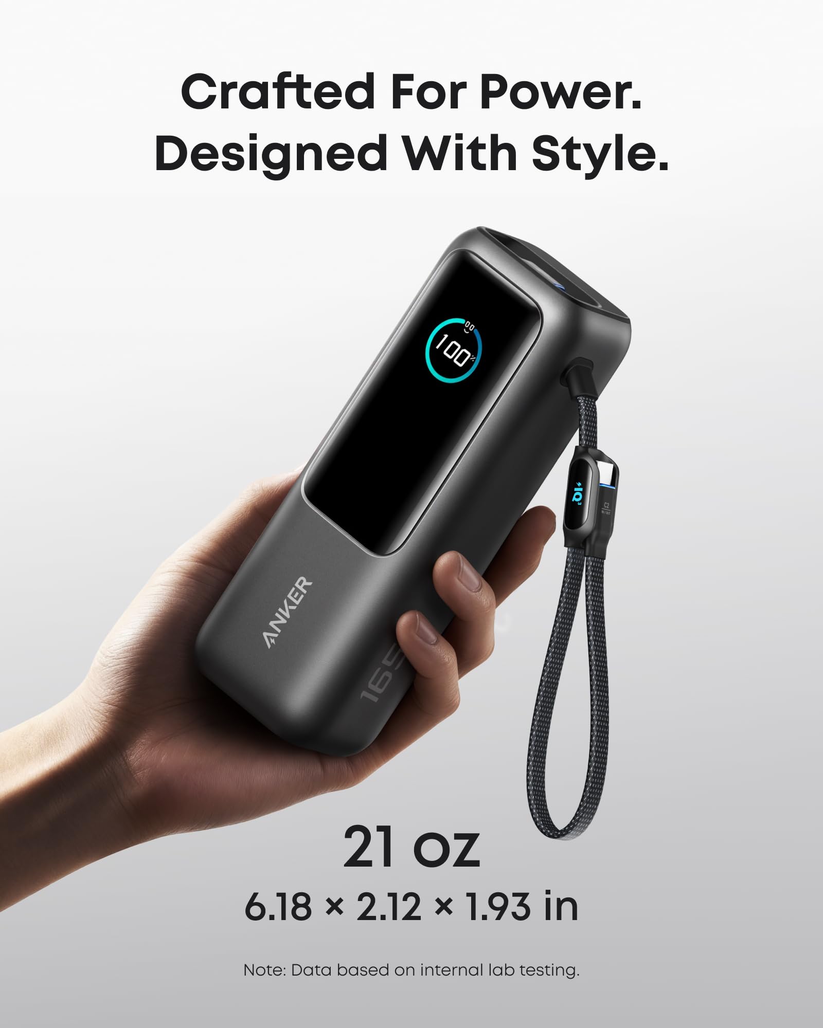 Anker Laptop Power Bank, 25,000mAh Portable Charger with Triple 100W USB-C Ports, Built-in Retractable Cables, Flight-Approved for Travel, iPhone 17/16 Series, MacBook, Samsung, and More - Image 7