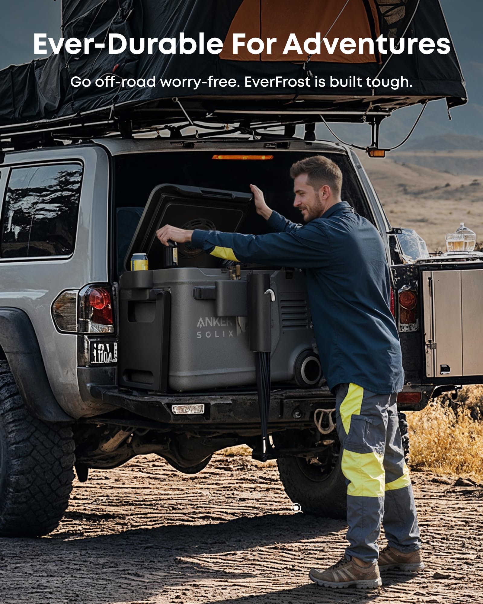 Anker SOLIX EverFrost 2 Road Trip Kit, Includes Cup Holder, Knife Holder, and Rod Holder, Compatible SOLIX EverFrost 2 40L/58L Electric Cooler - Image 6