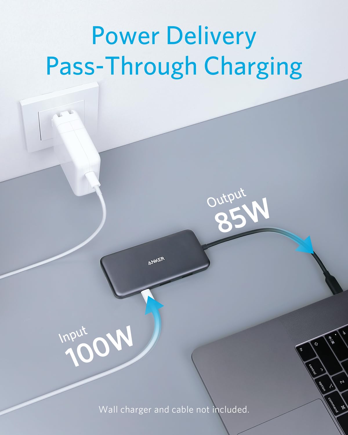 Anker USB C Hub, 7in1 Multi-Port USBC Hub with 4K HDMI, 85W PD, USB-C and 2 USB-A 5Gbps Data Ports, microSD and SD Card Reader, for MacBook Air, MacBook Pro, XPS, and More (Charger not Included) - Image 3