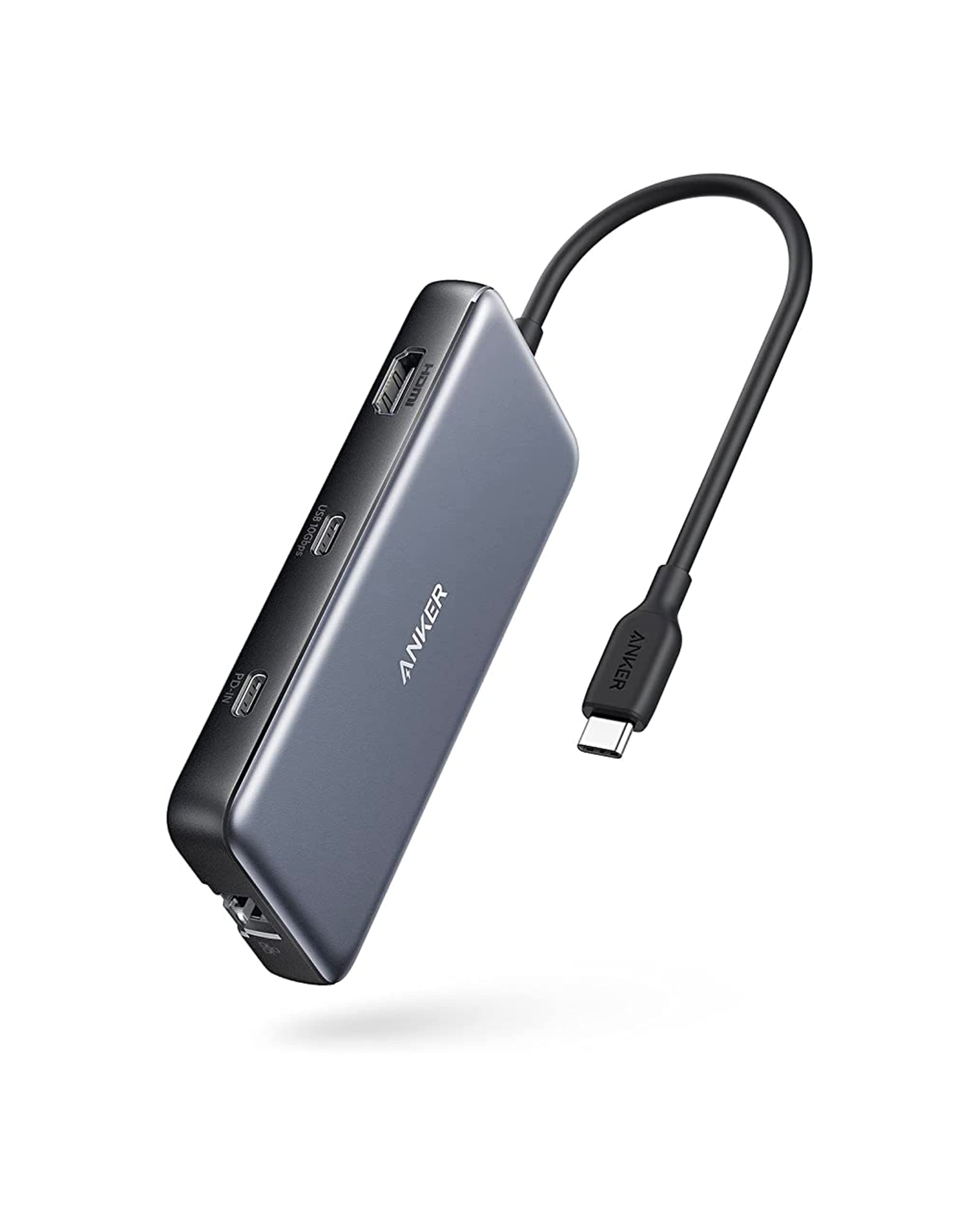 Anker USB C Hub with Ethernet, 8-in-1 Multiport Ethernet Adapter with 4K 60Hz HDMI Port, 85W Power Delivery, 10Gbps USB C and 2 A Data Ports, microSD SD Card Reader, for MacBook Pro/XPS/iPad and More - Image 5